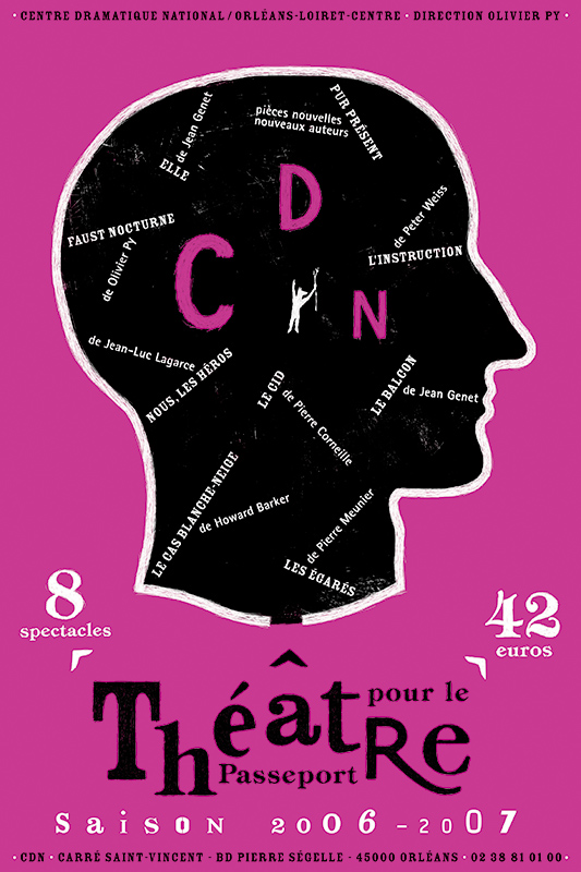 Affiche Poster CDN Orléans - Ouverture saison 2006-07