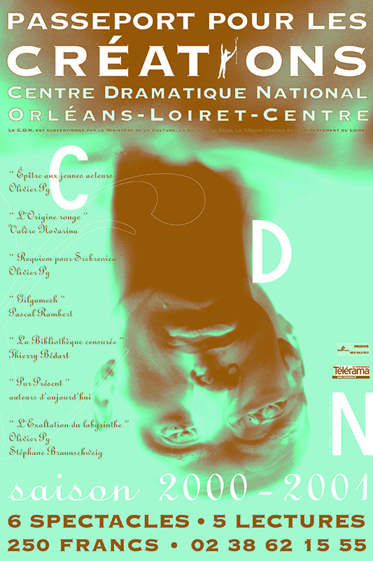 Affiche Poster CDN Orléans - Ouverture saison 2000-01