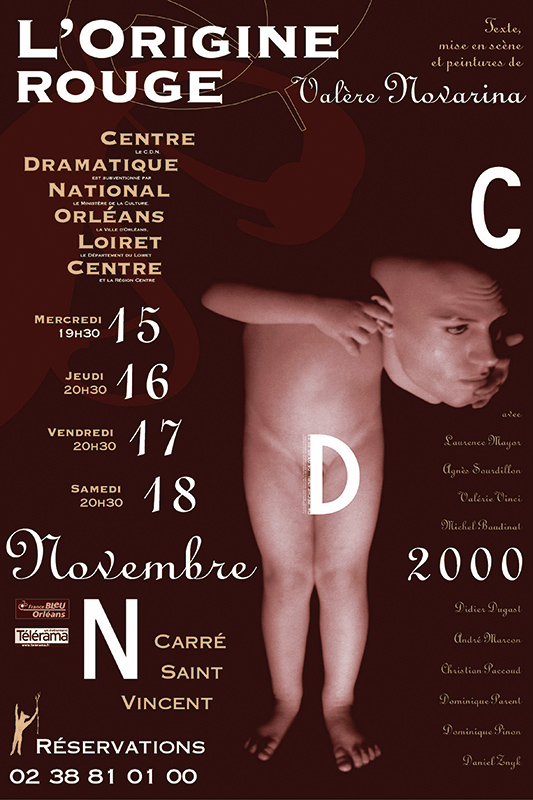 Affiche Poster CDN Orléans - L'origine rouge