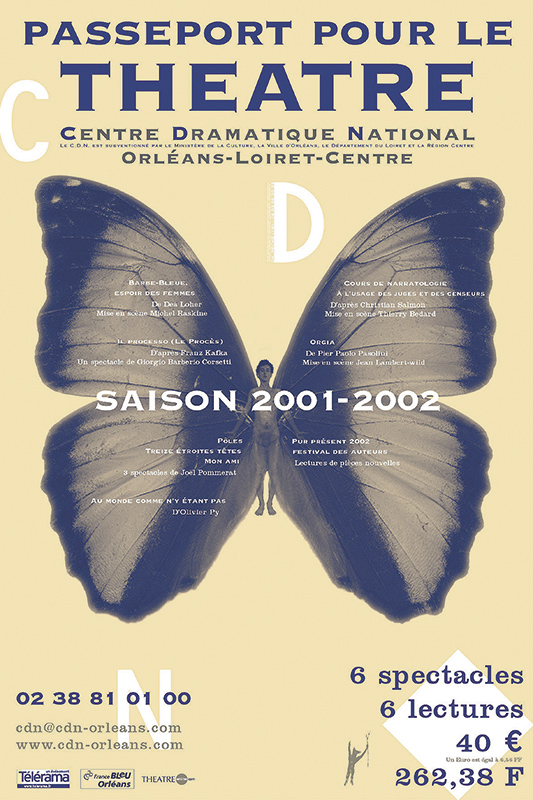 Affiche Poster CDN Orléans - Ouverture saison 2001-02
