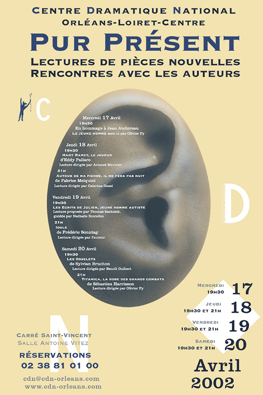 Affiche Poster CDN Orléans - Pur Présent 2002