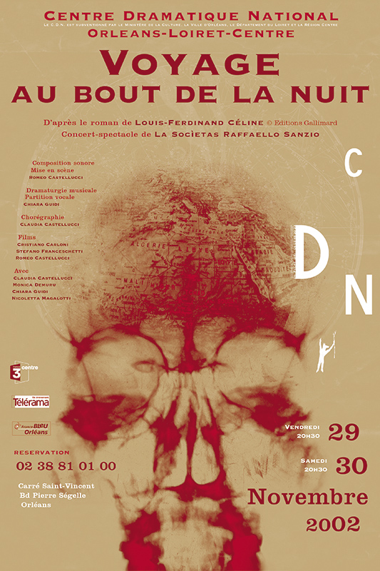 Affiche Poster CDN Orléans - Voyage au bout de la nuit