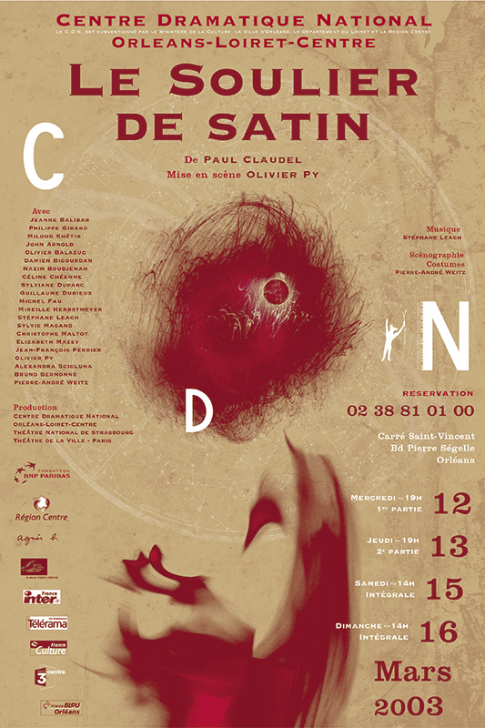 Affiche Poster CDN Orléans - Le soulier de satin