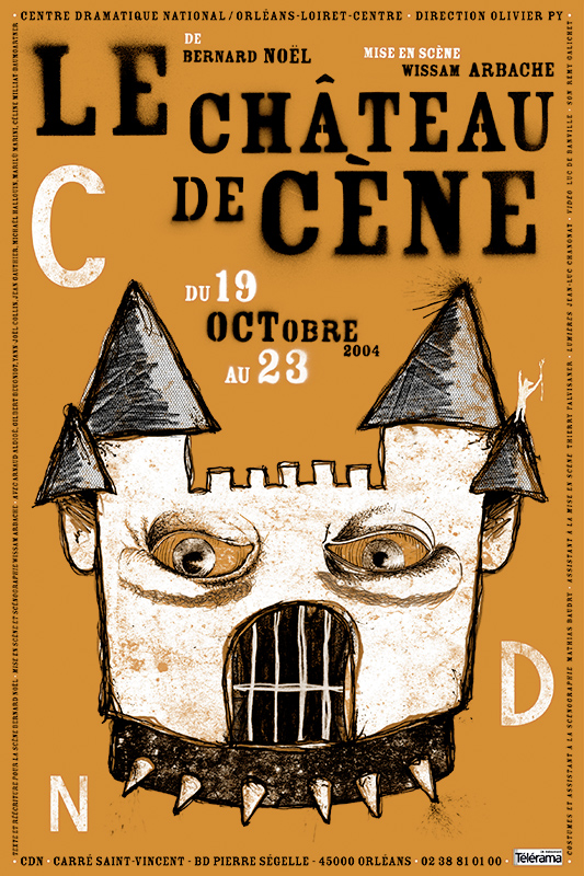 Affiche Poster CDN Orléans - Le Château de Cène