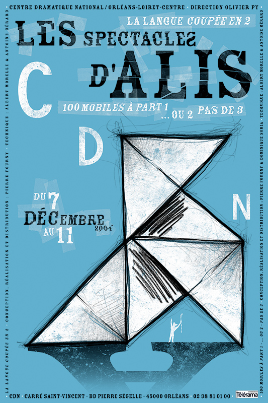Affiche Poster CDN Orléans - Les spectacles d'Alis