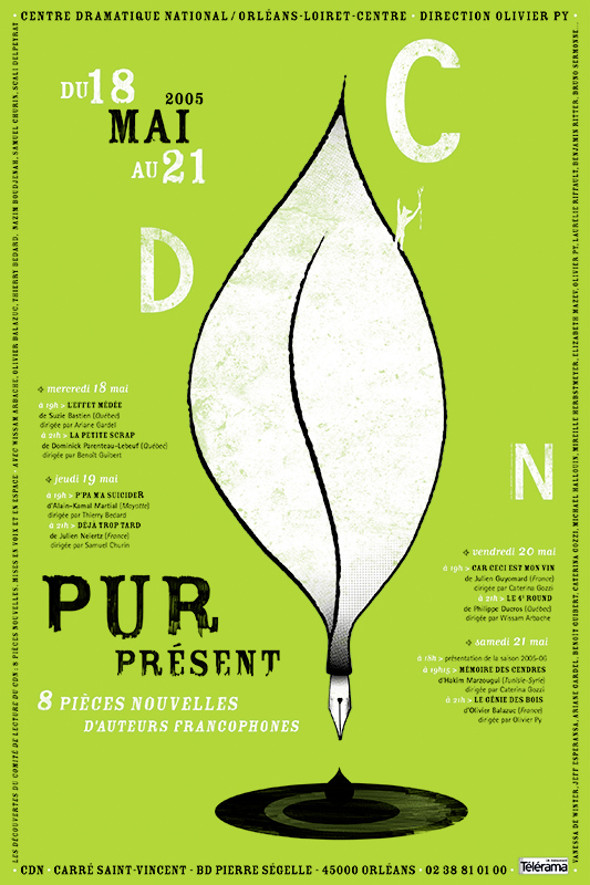 Affiche Poster CDN Orléans - Pur Présent 2005