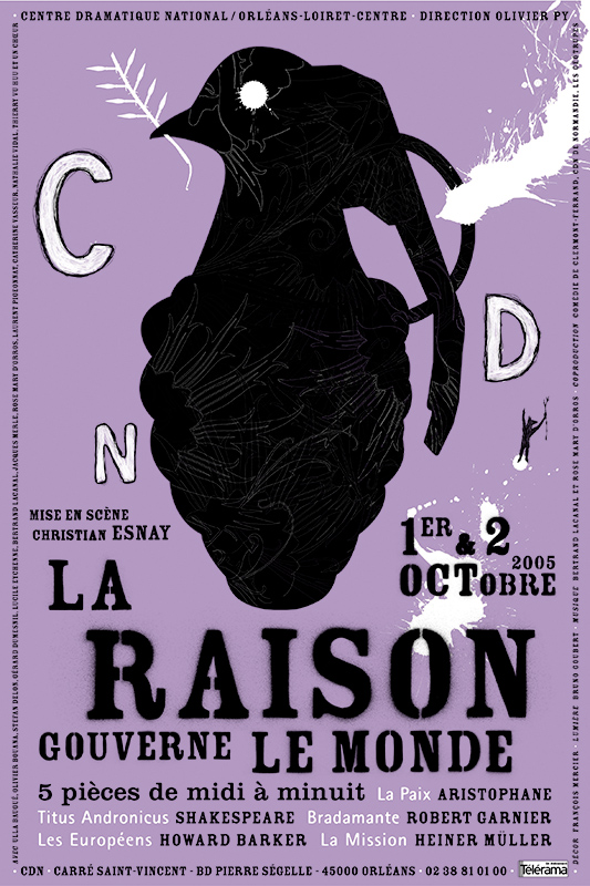 Affiche Poster CDN Orléans - La raison gouverne le monde