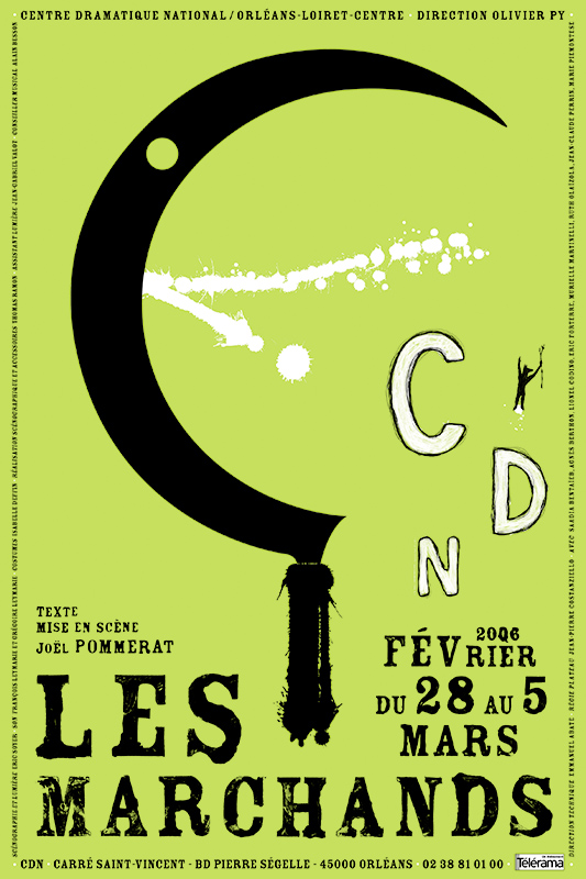 Affiche Poster CDN Orléans - Les marchands