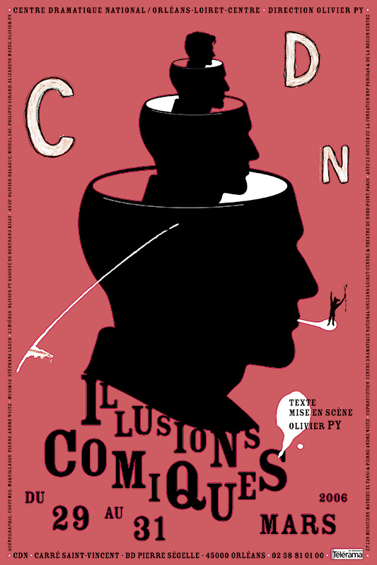 Affiche Poster CDN Orléans - Illusions comiques