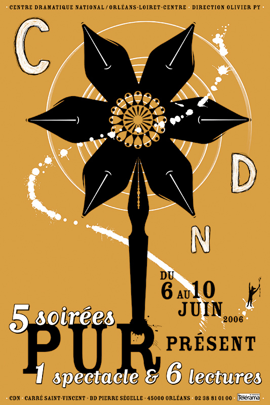 Affiche Poster CDN Orléans - Pur Présent 2006